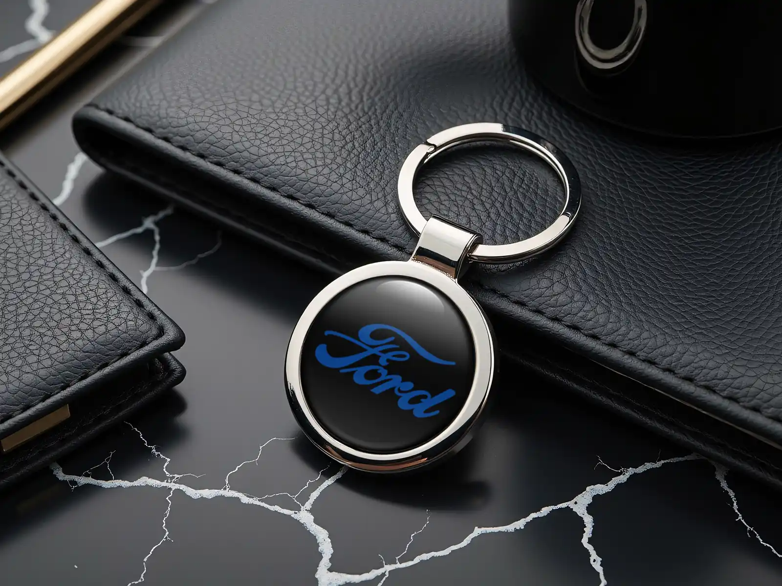 Ford Support Porte-clés Style Alliage Moderne
